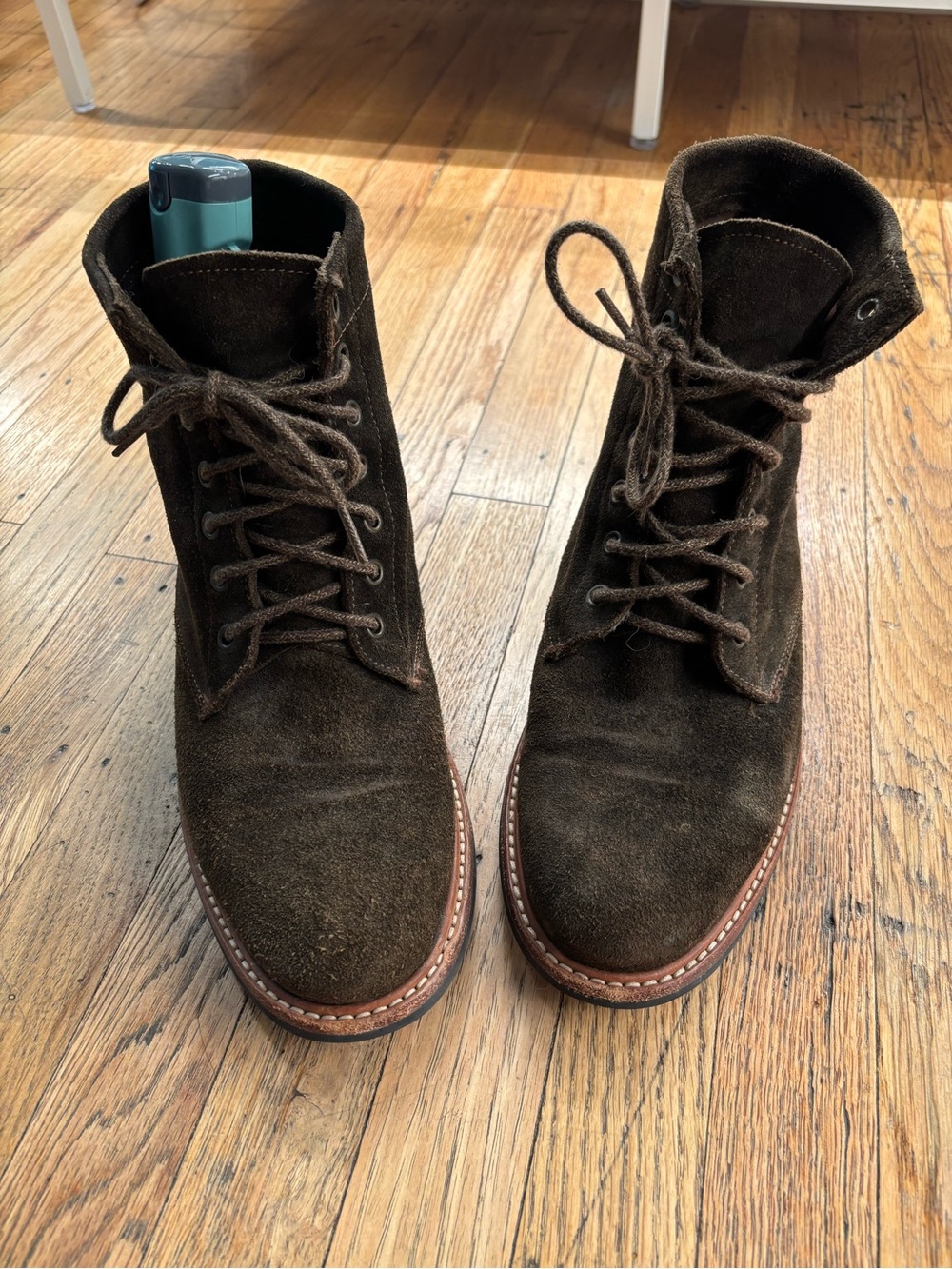 Nisolo Dark Brown Suede Chukka Boots